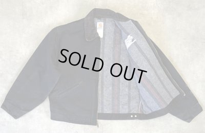 画像3: 00'S CARHARTT "DETROIT JACKET" 裏地ブランケット ダックジャケット ブラック USA製 (VINTAGE)