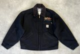 00'S CARHARTT "DETROIT JACKET" 裏地ブランケット ダックジャケット ブラック USA製 (VINTAGE)