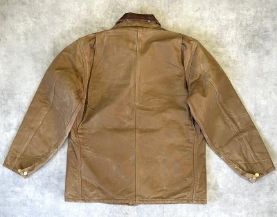 画像5: 90'S CARHARTT "MICHIGAN CHORE COAT" 裏地ブランケット ダックジャケット ブラウン USA製 (VINTAGE)