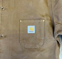 他の写真2: 90'S CARHARTT "MICHIGAN CHORE COAT" 裏地ブランケット ダックジャケット ブラウン USA製 (VINTAGE)