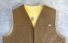 他の写真1: CARHARTT 裏地ボア ダックベスト ブラウン (VINTAGE)