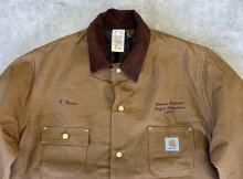 他の写真1: 90'S CARHARTT "MICHIGAN CHORE COAT" 裏地ブランケット ダックジャケット ブラウン USA製 (VINTAGE)
