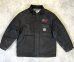 画像1: 80'S CARHARTT "TRADITIONAL COAT" 裏地ブランケット ダックジャケット ブラック USA製 (VINTAGE) (1)