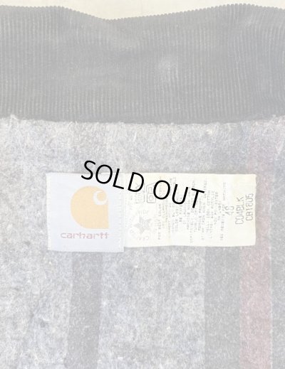 画像2: 80'S CARHARTT "TRADITIONAL COAT" 裏地ブランケット ダックジャケット ブラック USA製 (VINTAGE)