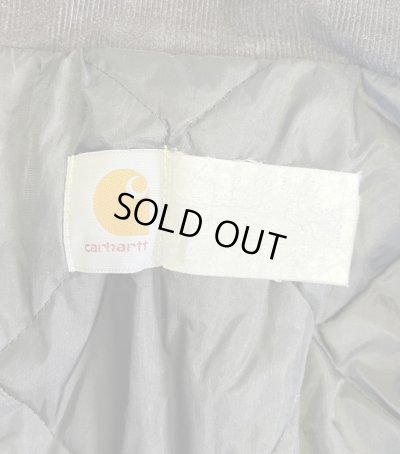 画像2: 80'S CARHARTT "TRADITIONAL COAT" 裏地キルティング ダックジャケット ブラック USA製 (VINTAGE)
