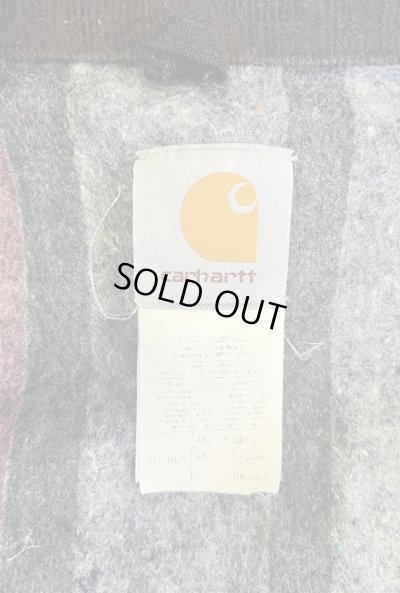 画像2: 00'S CARHARTT "DETROIT JACKET" 裏地ブランケット ダックジャケット ブラック USA製 (VINTAGE)