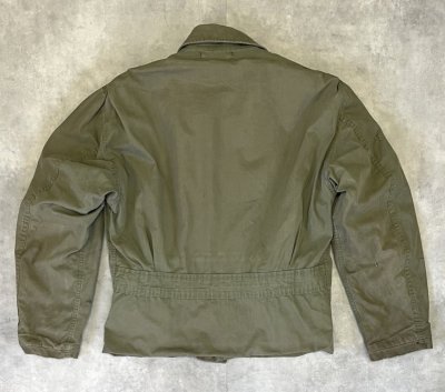 画像4: 40'S アメリカ軍 US NAVY "N-4" 裏地ウール ステンシル入り デッキジャケット CONMARコの字留めジップ (VINTAGE)