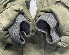 他の写真2: 70'S アメリカ軍 USAF "MIL-J-6279H(1)" コヨーテファー 背面ステンシル N-3B SCOVILLジップ (VINTAGE)