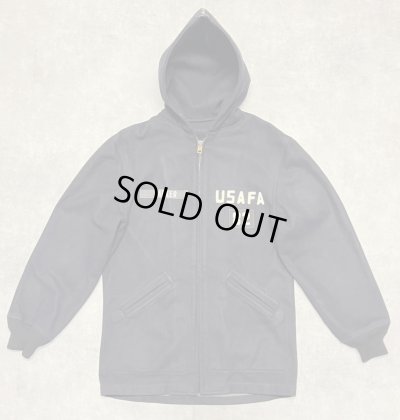 画像1: 80'S アメリカ軍 USAFA 82 "OSTWALD" ウール カデットコート ブラック USA製 (VINTAGE)