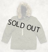 70'S アメリカ軍 USAF "MIL-J-6279H(1)" コヨーテファー 背面ステンシル N-3B SCOVILLジップ (VINTAGE)