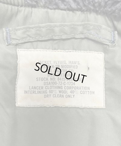 画像2: 70'S アメリカ軍 USAF "MIL-J-6279H(1)" コヨーテファー 背面ステンシル N-3B SCOVILLジップ (VINTAGE)