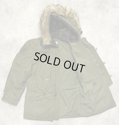 画像3: 70'S アメリカ軍 USAF "MIL-J-6279H(1)" コヨーテファー 背面ステンシル N-3B SCOVILLジップ (VINTAGE)