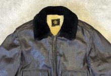 他の写真1: 70'S GOLDEN BEAR 黒タグ 裏地ムートン G-1 レザー フライトジャケット TALONジップ (VINTAGE)