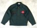 画像1: 70'S RIVERSIDE MASTERBILT レーヨン ドリズラージャケット ダークグリーン TALONジップ (DEADSTOCK) (1)