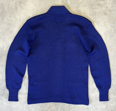 画像3: 40'S WILSON ニット カーディガン ブルー USA製 (VINTAGE) 