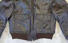 他の写真3: 70'S GOLDEN BEAR 黒タグ 裏地ムートン G-1 レザー フライトジャケット TALONジップ (VINTAGE)