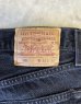 画像4: 90'S LEVIS 501 デニム ブラック USA製 W34L30 (VINTAGE) (4)