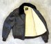 画像3: 70'S GOLDEN BEAR 黒タグ 裏地ムートン G-1 レザー フライトジャケット TALONジップ (VINTAGE) (3)