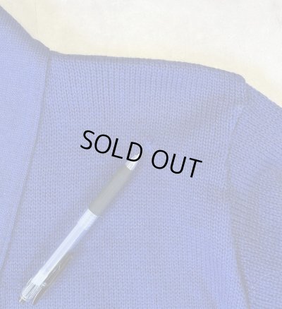 画像4: 40'S WILSON ニット カーディガン ブルー USA製 (VINTAGE) 