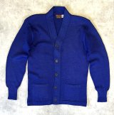 40'S WILSON ニット カーディガン ブルー USA製 (VINTAGE) 