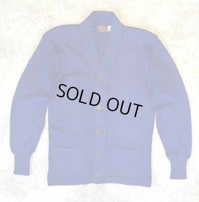 画像1: 40'S WILSON ニット カーディガン ブルー USA製 (VINTAGE) 