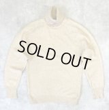 70'S PURITAN カシミア100% タートルネック セーター ベージュ スコットランド製 (VINTAGE) 