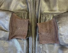 他の写真2: 70'S GOLDEN BEAR 黒タグ 裏地ムートン G-1 レザー フライトジャケット TALONジップ (VINTAGE)