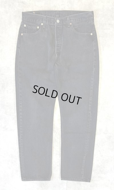 画像1: 90'S LEVIS 501 デニム ブラック USA製 W34L30 (VINTAGE)