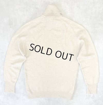 画像3: 70'S PURITAN カシミア100% タートルネック セーター ベージュ スコットランド製 (VINTAGE) 