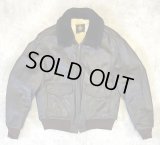 70'S GOLDEN BEAR 黒タグ 裏地ムートン G-1 レザー フライトジャケット TALONジップ (VINTAGE)