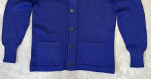 他の写真3: 40'S WILSON ニット カーディガン ブルー USA製 (VINTAGE) 