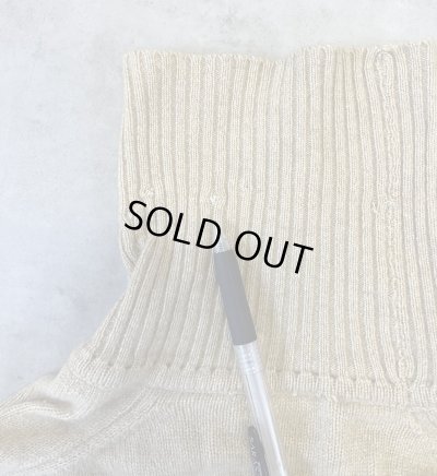 画像5: 70'S PURITAN カシミア100% タートルネック セーター ベージュ スコットランド製 (VINTAGE) 