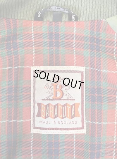 画像2: 90'S BARACUTA G9 ハリントンジャケット OPTIジップ カーキ イングランド製 (VINTAGE)