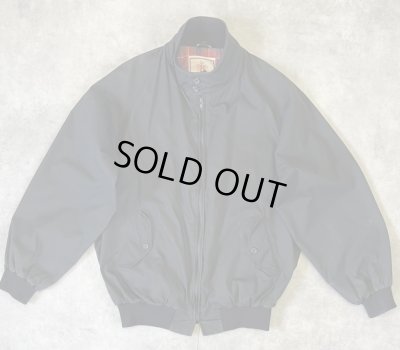 画像1: 90'S BARACUTA G9 ハリントンジャケット OPTIジップ ブラック イングランド製 (VINTAGE)