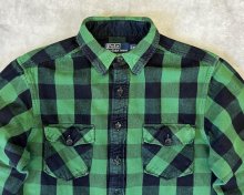 他の写真1: 90'S RALPH LAUREN フランネル 長袖 ワークシャツ チェック柄 (VINTAGE)