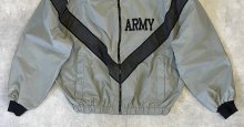 他の写真3: アメリカ軍 US ARMY IPFU ナイロン トレーニングジャケット グレー/ブラック (VINTAGE)
