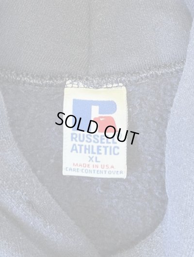 画像2: 90'S RUSSELL ATHLETIC プルオーバー スウェットパーカー ネイビー USA製 (VINTAGE)