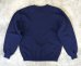 画像4: 90'S RUSSELL ATHLETIC 前Vガゼット付き クルーネック スウェットシャツ ネイビー USA製 (VINTAGE) (4)
