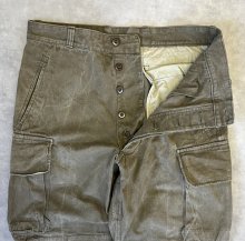 他の写真1: 50'S フランス軍 M47 後期型 ヘリンボーンツイル フィールドパンツ カーキ 23 (VINTAGE)