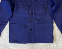 他の写真2: 70'S フランス軍 ワークジャケット カバーオール インクブルー (DEADSTOCK)