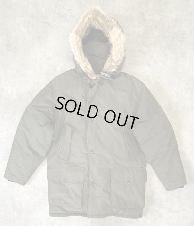 画像1: 90'S WOOLRICH "ARCTIC PARKA" リアルコヨーテファー グースダウンジャケット オリーブ USA製 (VINTAGE)
