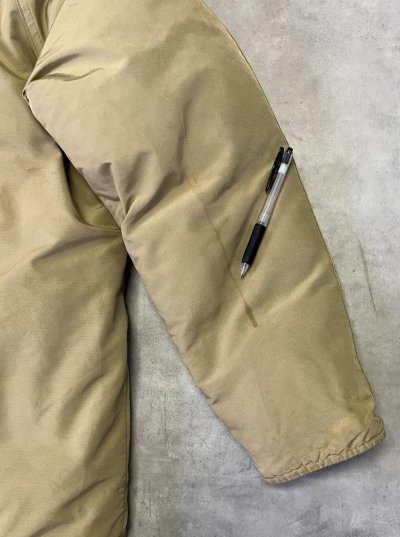 画像7: 70'S LL Bean "TMタグ" 襟コーデュロイ グースダウンジャケット タン USA製 (VINTAGE)