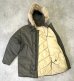 画像3: 90'S WOOLRICH "ARCTIC PARKA" リアルコヨーテファー グースダウンジャケット オリーブ USA製 (VINTAGE) (3)
