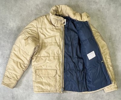 画像4: 80'S THE NORTH FACE 茶タグ 中綿入りジャケット ベージュ USA製 (VINTAGE)