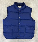 80'S LL Bean グースダウン ダウンベスト ネイビー USA製 (VINTAGE)