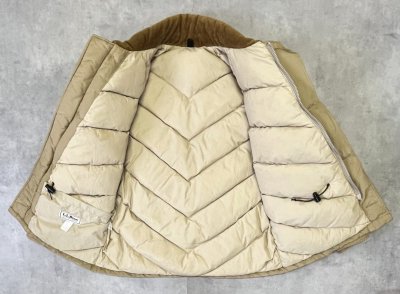 画像5: 70'S LL Bean "TMタグ" 襟コーデュロイ グースダウンジャケット タン USA製 (VINTAGE)