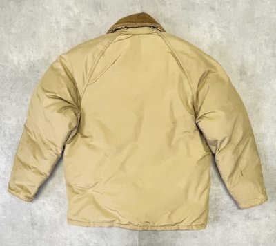 画像6: 70'S LL Bean "TMタグ" 襟コーデュロイ グースダウンジャケット タン USA製 (VINTAGE)