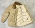 画像3: 70'S LL Bean "TMタグ" 襟コーデュロイ グースダウンジャケット タン USA製 (VINTAGE) (3)