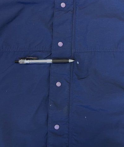 画像7: 80'S PATAGONIA "SYNCHLLA CIRQUE JACKET" 旧タグ 裏地シンチラ ナイロンジャケット ネイビー USA製 (VINTAGE)