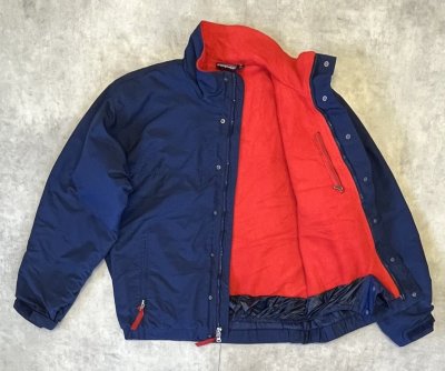 画像3: 80'S PATAGONIA "SYNCHLLA CIRQUE JACKET" 旧タグ 裏地シンチラ ナイロンジャケット ネイビー USA製 (VINTAGE)